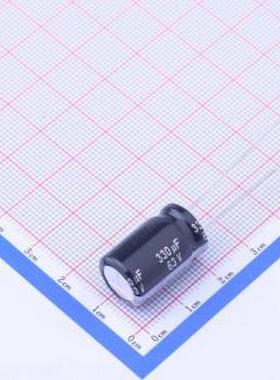 EEUEB1J331 直插铝电解电容 330uF ±20% 63V 插件,D12.5xL20mm