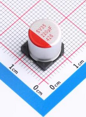 JBLM2221M035E107RTM 固态电容 220UF 35V SMD,D10xL10.7mm