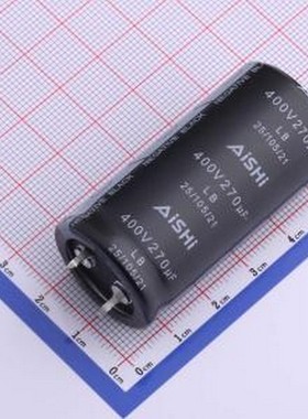 ELB2GM271P50KT 牛角型电解电容 270uF ±20% 400V 插件,D25xL50m