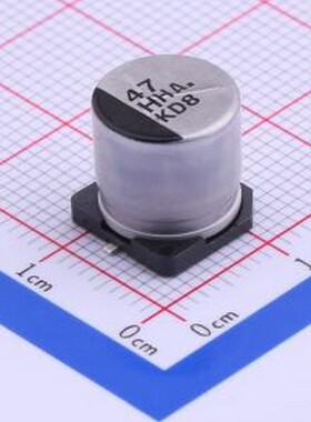 EEEHA1H470P 贴片型铝电解电容 47uF ±20% 50V SMD,D10xL10.2mm