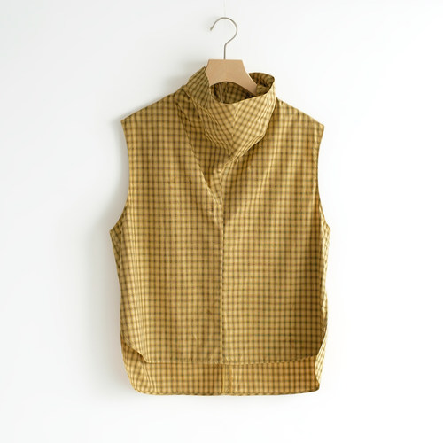 春夏R0*W风复古背心衬衫