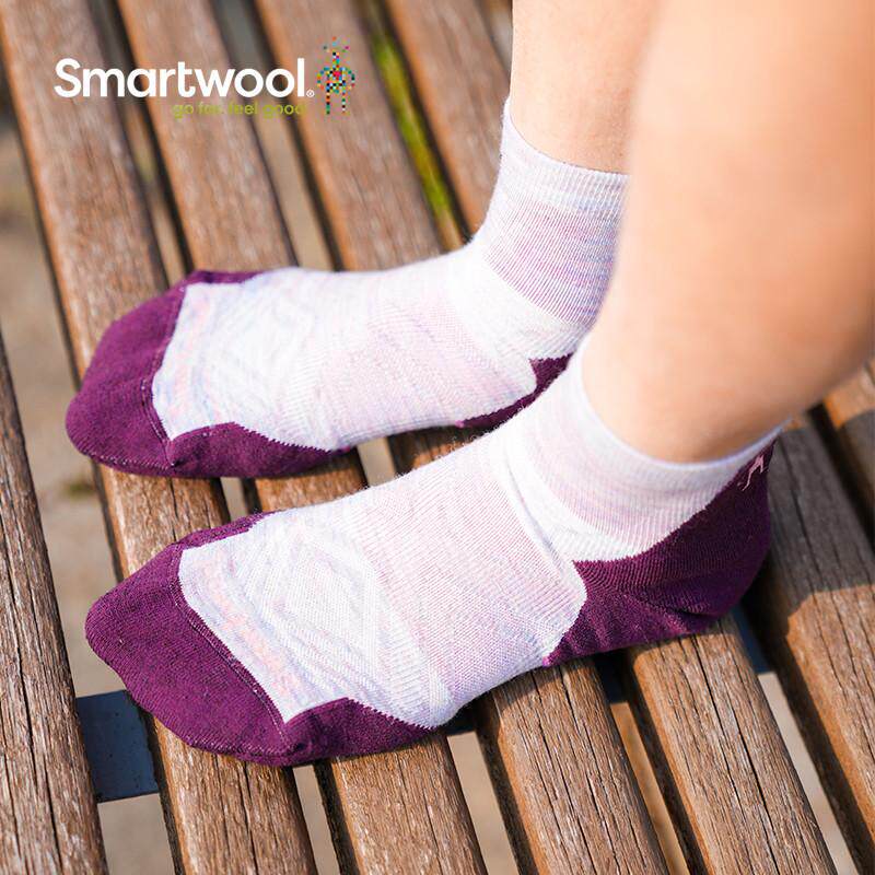 Smartwool女士跑步功能定向减震及踝袜美利奴羊毛袜户外袜1675