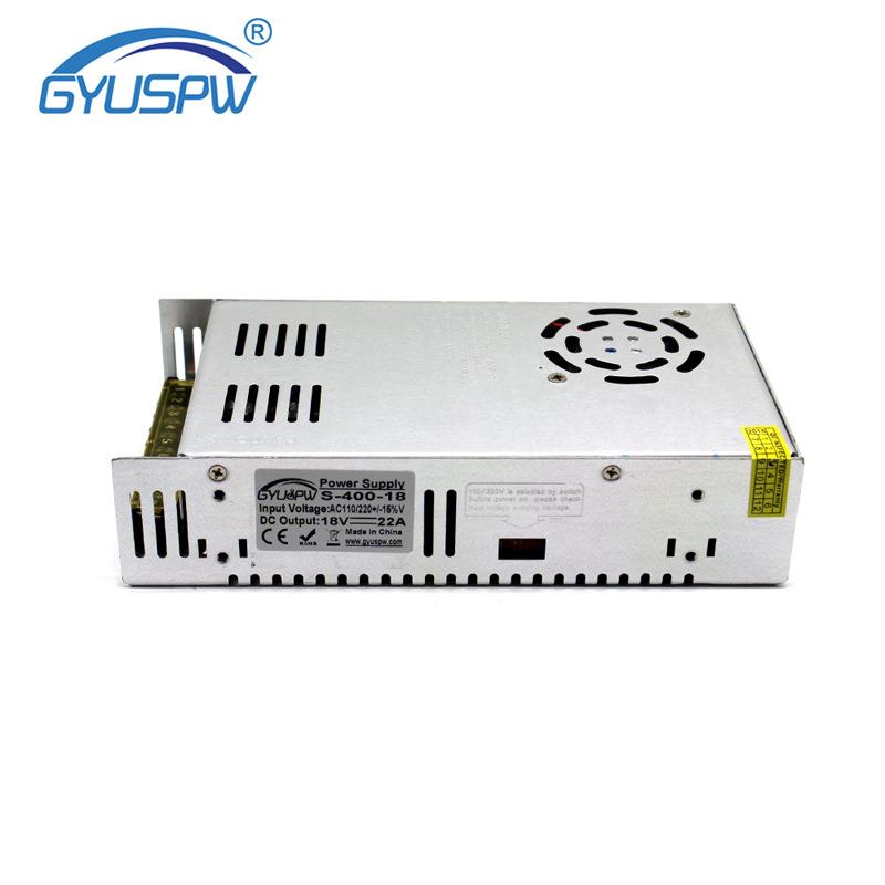 室内18V400W开关电源 DC18V门禁卡安防电源 AC220V转18V电机电源