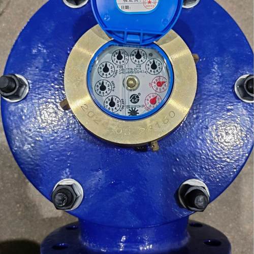 厂家直销铁壳大肚子旋翼式南瓜水表DN80 DN100 DN150 大口径法兰