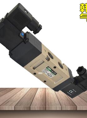 韩国DANHI丹海3位5通VF5320中央封闭气缸电磁阀SANWO三和换向气阀