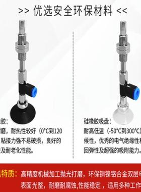 真空吸盘SMC型侧接管 ZPR02/04/06/08UNK/USK/BNK/BSK6-04/06-A8