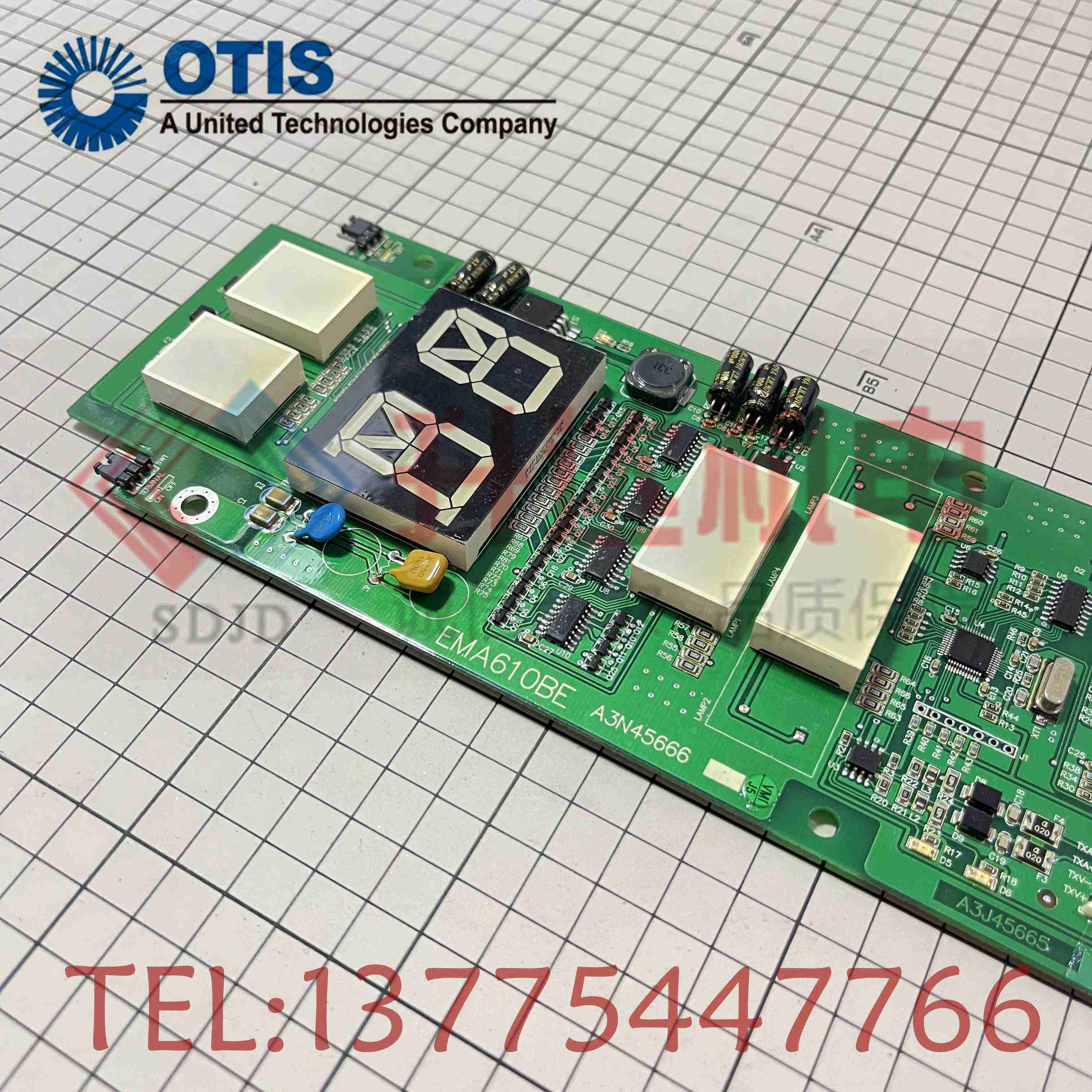 星玛电梯配件 A3N45666 EMA610BE外呼板 星玛显示板  原装全新
