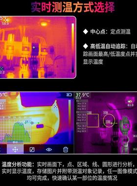 优利德UTi320E/UTi260E/UTi384H红外热像仪高分辨率清晰热成像仪