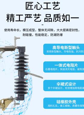 厂家户外高压跌落式熔断器HRW12-15F/100A200A带负荷陶瓷保险管