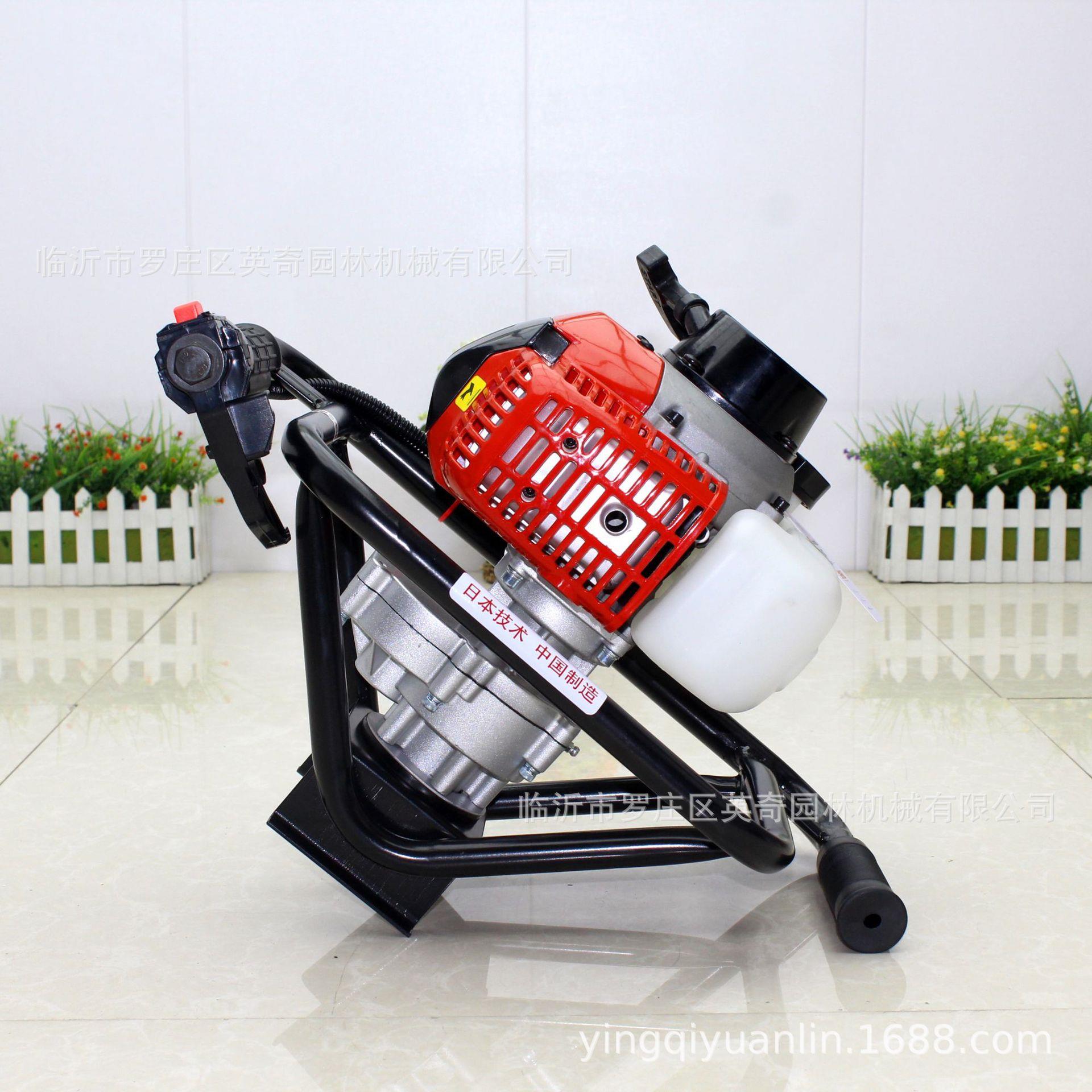 方架G45地钻 挖坑机打洞机山药打孔机种植钻坑挖穴葡萄园打桩机