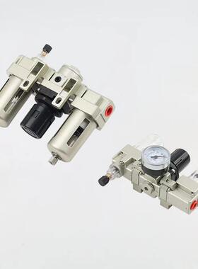 厂家直销大口径气动三联件AC5000-10气源处理AC5000-06 DN20 DN25
