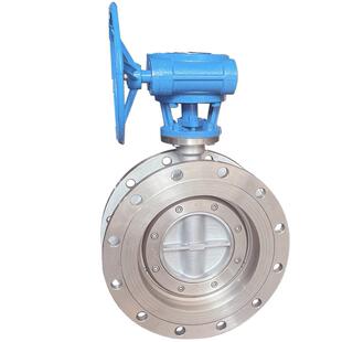 D343W-16P手动法兰涡轮蝶阀DN300不锈钢304蜗轮式蝶阀DN250 DN150