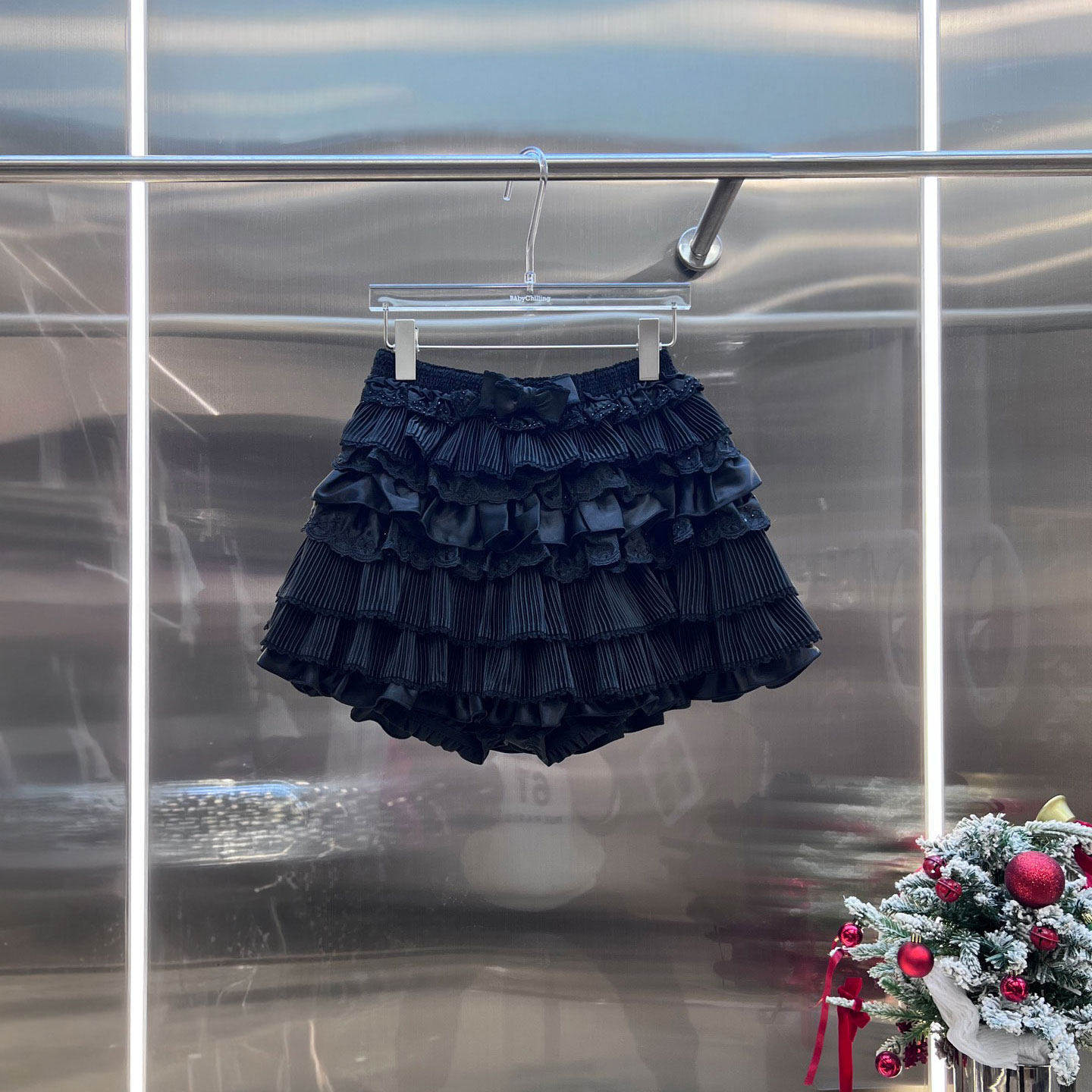 BBLY欧洲站小众深圳南油法式蝴蝶结蛋糕短裙甜美气质型廓形半身裙,女装/女士精品,半身裙,淘宝优惠券,粉丝福利购,淘宝优惠卷