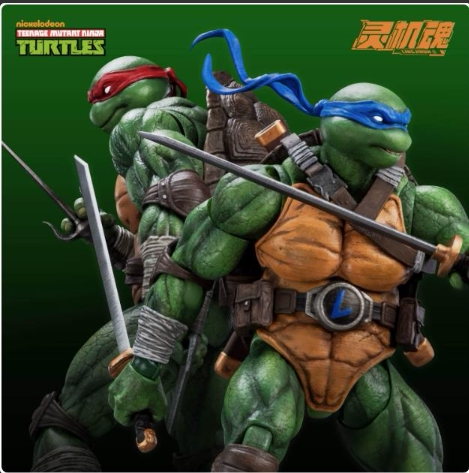 灵机魂 忍者神龟 拉斐尔 莱昂纳多 可动人偶手办 现货