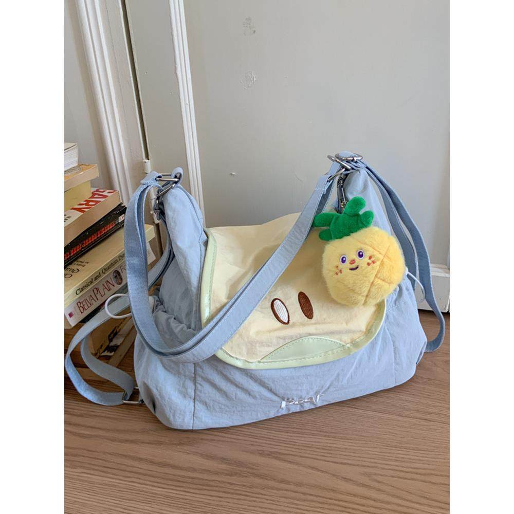 多巴胺水果可爱卡通单肩包女大容量学生通勤斜挎包百搭休闲背包,箱包皮具/热销女包/男包,时尚帆布包,淘宝优惠券,粉丝福利购,淘宝优惠卷