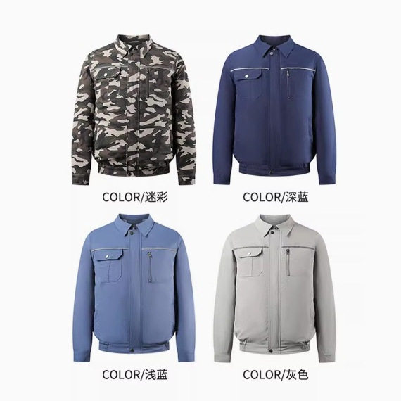 夏季防暑降温空调服户外建筑工作服带风扇制冷衣服劳保服工作服