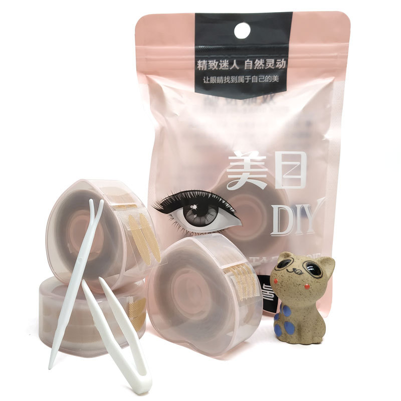 双眼皮贴蕾丝双面隐形防水卷筒宽型网红大创同款遇水镊子3年