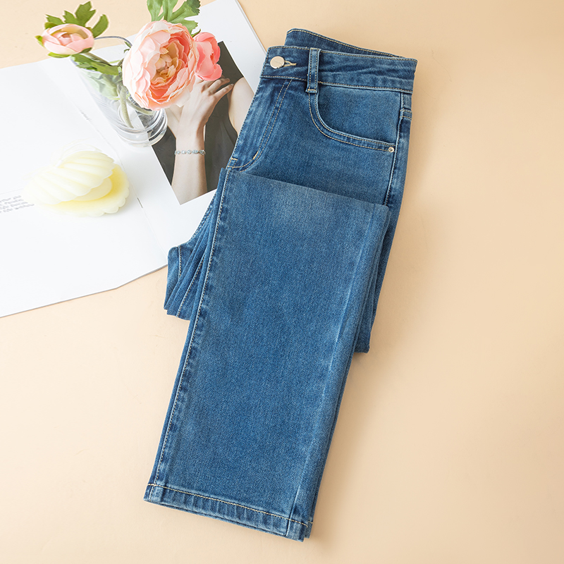 高品质烟管直筒牛仔裤赠运费险