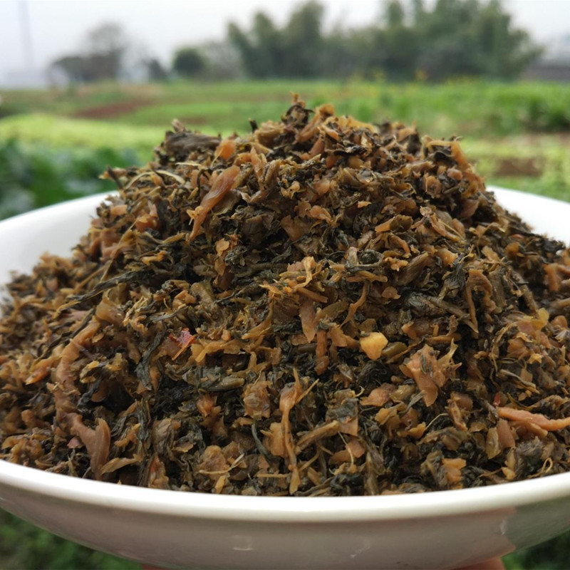 四川碎米颗粒盐菜 芽菜原味下饭菜大头菜颗粒农家自制真空9斤包邮