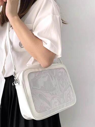 学院通包单肩包吧唧斜挎包