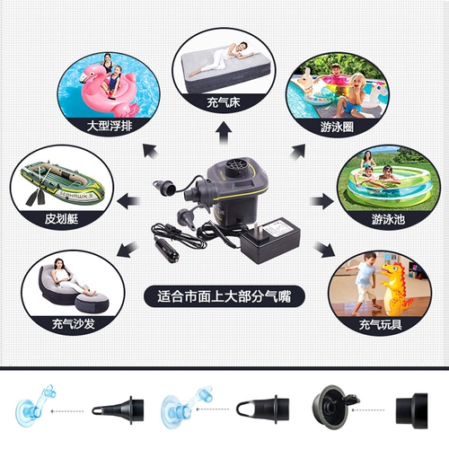 INTEX Плавательный круг, бассейн, надувной воздушный насос для домашнего использования, матрас