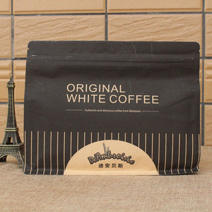 咖啡无蔗糖马来西亚迪安贝斯原味特浓速溶白咖啡粉二合一无植脂末