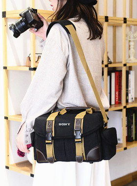 适用于索尼相机包微单反包A7CA7R4A73A9RX10M7M5A55摄影包单肩包