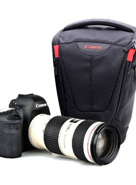 佳能单反相机包6D7D70D80D5D2 5D4 5D3 70-200mm三角包单肩摄影包