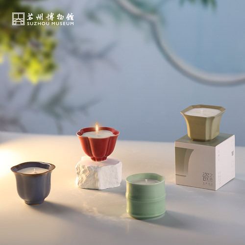 苏州博物馆瓷之色香薰蜡烛