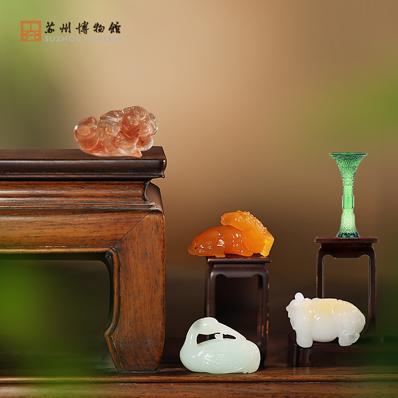 苏州博物馆创意冰箱贴摆件