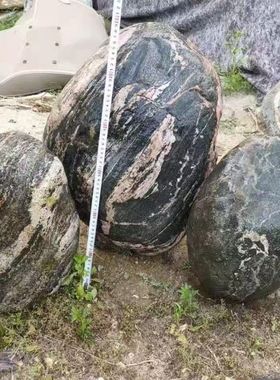 天然不切底泰山石家用摆件