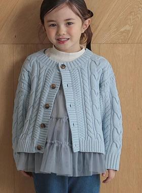 【n.o.u.s新款】女童毛衣开衫
