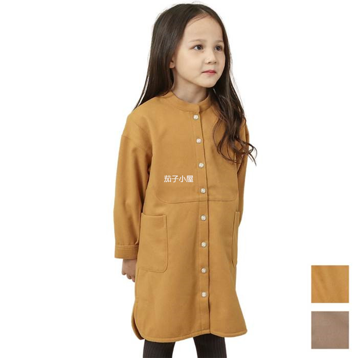 超美纯元长款衬衣两色洋气外套