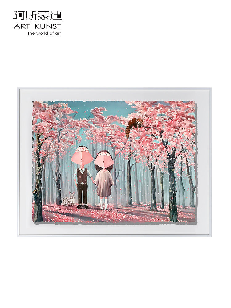 【即将售罄】吴琼艺术家限量签名版画丝网版密林物语限量88 原创