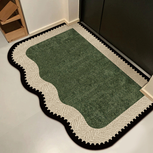 复古风地垫入户专用门垫高级感免洗进门耐脏防滑室内玄关家用脚垫