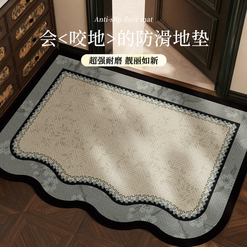 法式复古地垫入户门垫家用室内进门玄关高端耐脏地毯门口蹭土脚垫