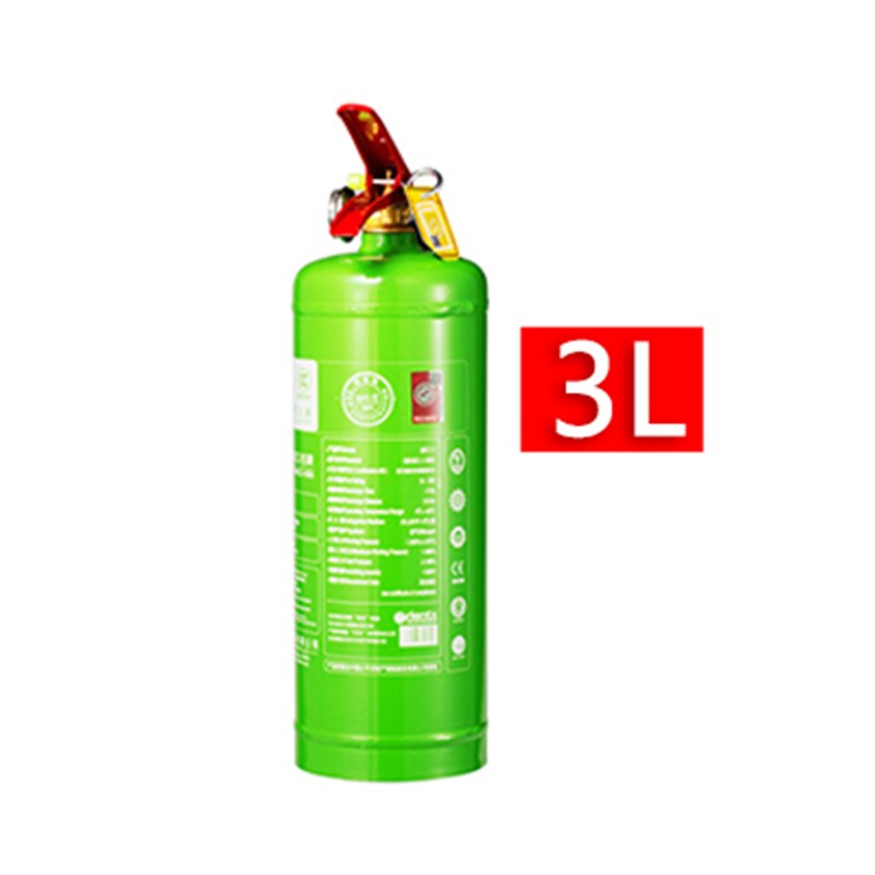 3L绿色环保型居安宣灭火器水基家用E消防认证车用小轿车手提式器