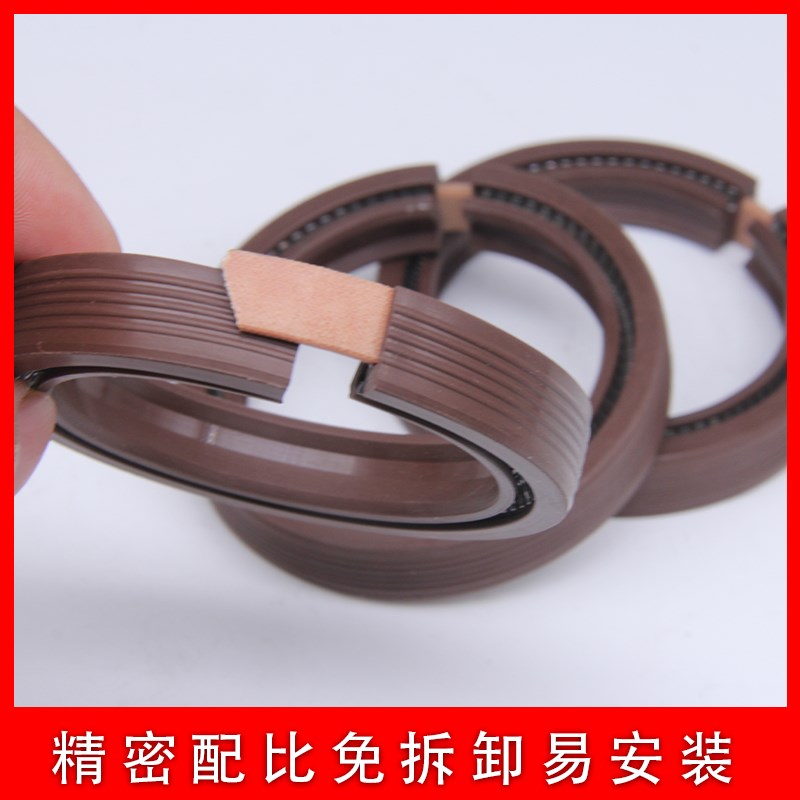 开口骨架油封 剖分密封圈 分体式免拆卸油封60x80X10 55x80x12