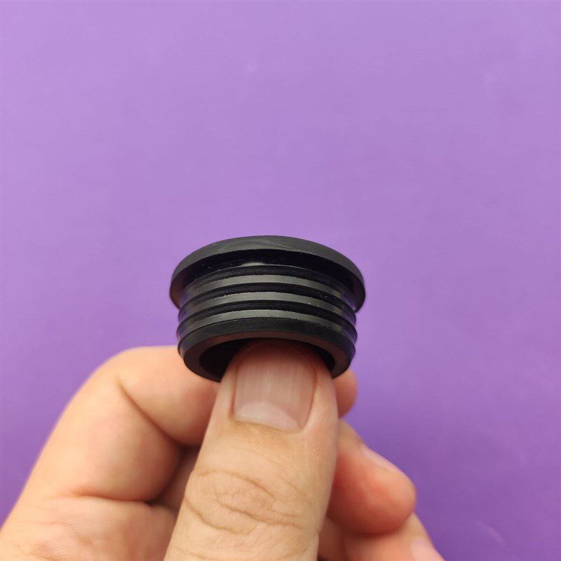 穿线螺纹硅胶塞橡胶皮塞软塞试z管玻璃瓶瓶塞透明耐高温硅胶塞订