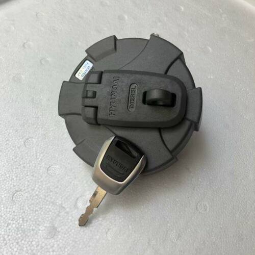 现代挖掘机防盗加油盖R60/215/225/335-7-9VS挖机专用柴油箱盖子