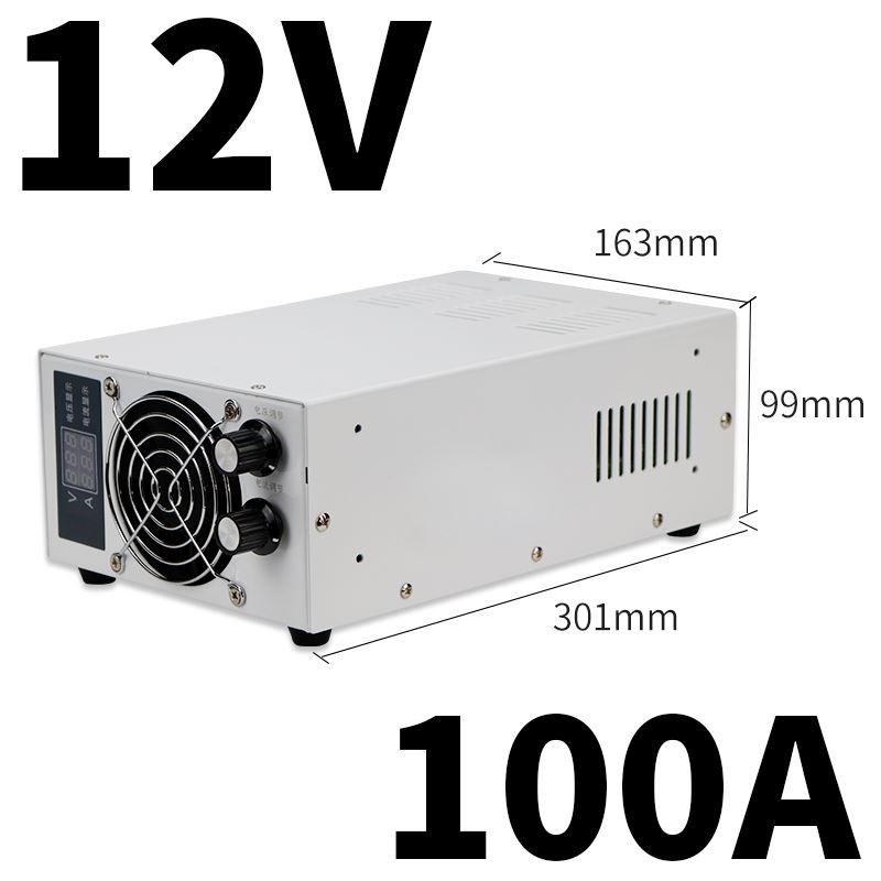 大功率可调直流稳压开关电源2000W5KW数显调压220转0-5V200A24V50