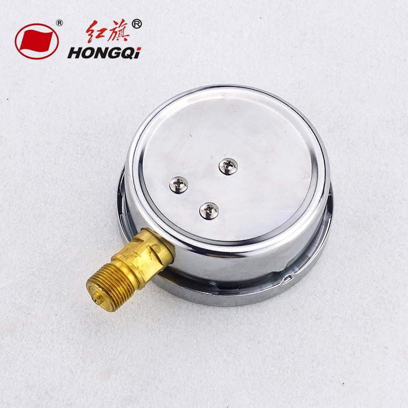 红旗仪表 耐震防震抗震压力表YTN-100 0-1MPa充油压力表