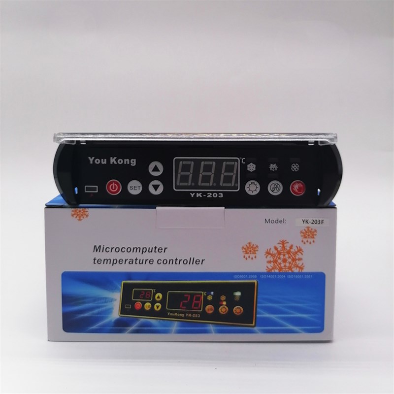 便利店饮料冷柜温控器风幕柜电子数显温度控制器全自动只能温控仪