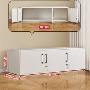 阳台柜钢制大容量储物柜家用落地多功能置物柜可放行李箱的收纳柜