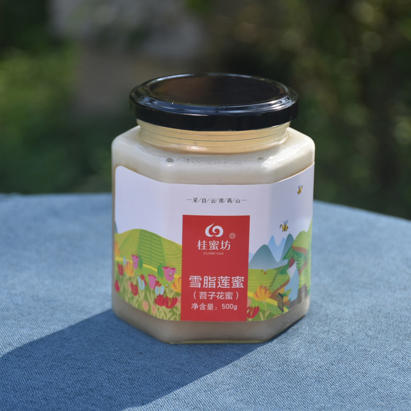 真雪脂莲蜜蜂蜜纯正天然野生无添加农家字产百花正宗木桶土蜂蜜