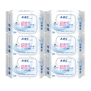 abc护垫清凉超薄透气加长163