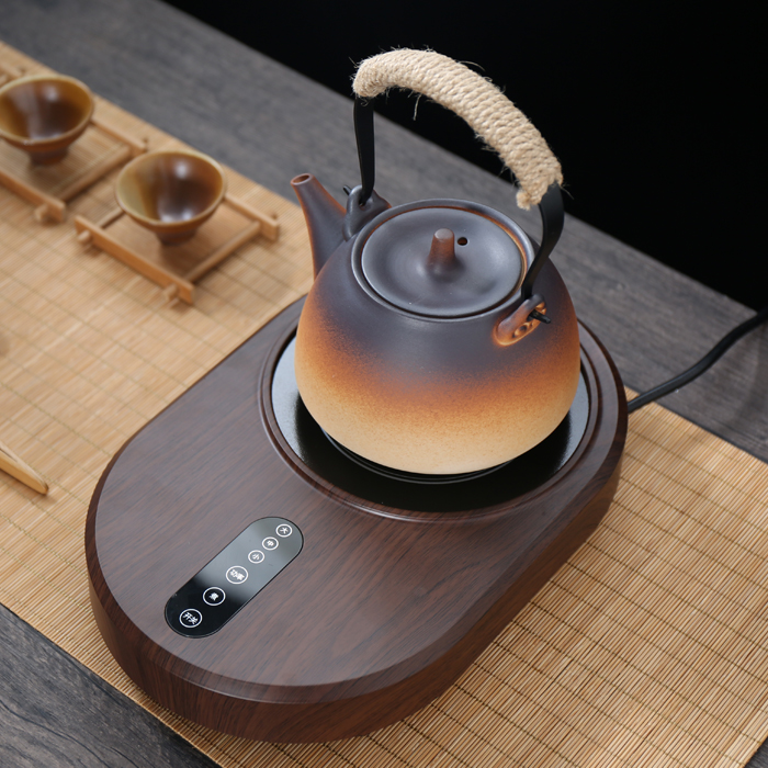 电陶壶烧水壶煮茶壶柴烧粗陶碳烧