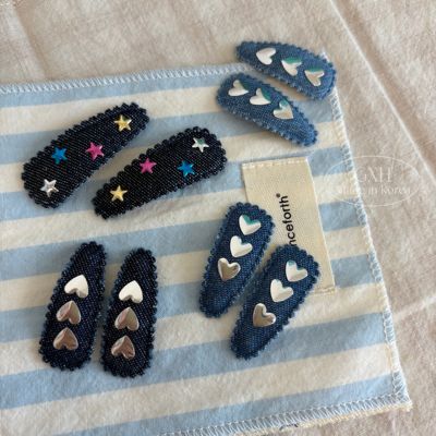 韩国进口小号星星爱心BB发夹女童