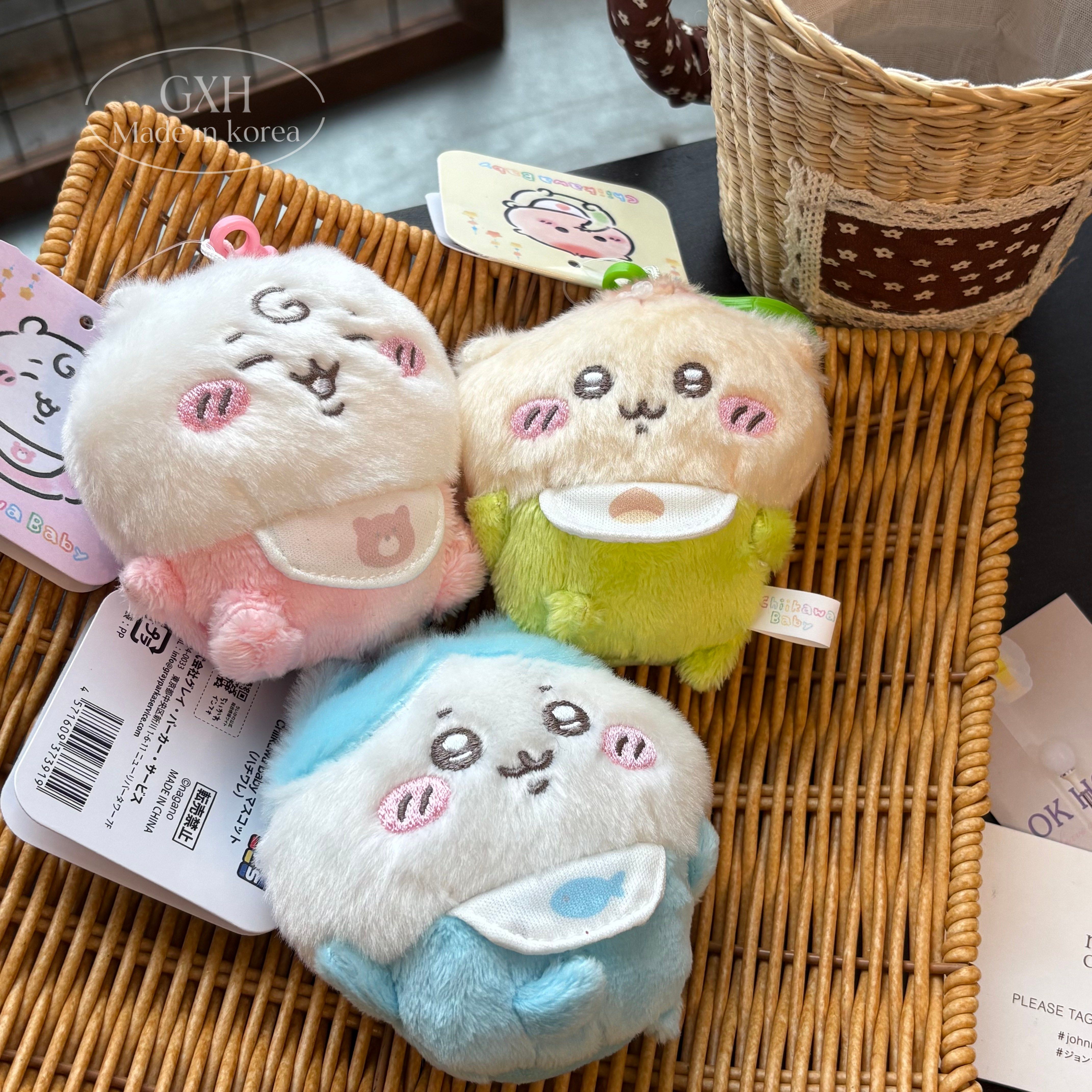 包邮吉伊卡哇宝宝襁褓系列挂饰小八栗子馒头毛绒公仔包挂件钥匙扣