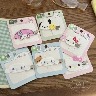 正版三丽鸥玉桂狗美乐蒂捏夹